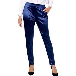 NWT Isaac Mizrahi Live! Petite Always Isaac Knit Slim Straight Pants